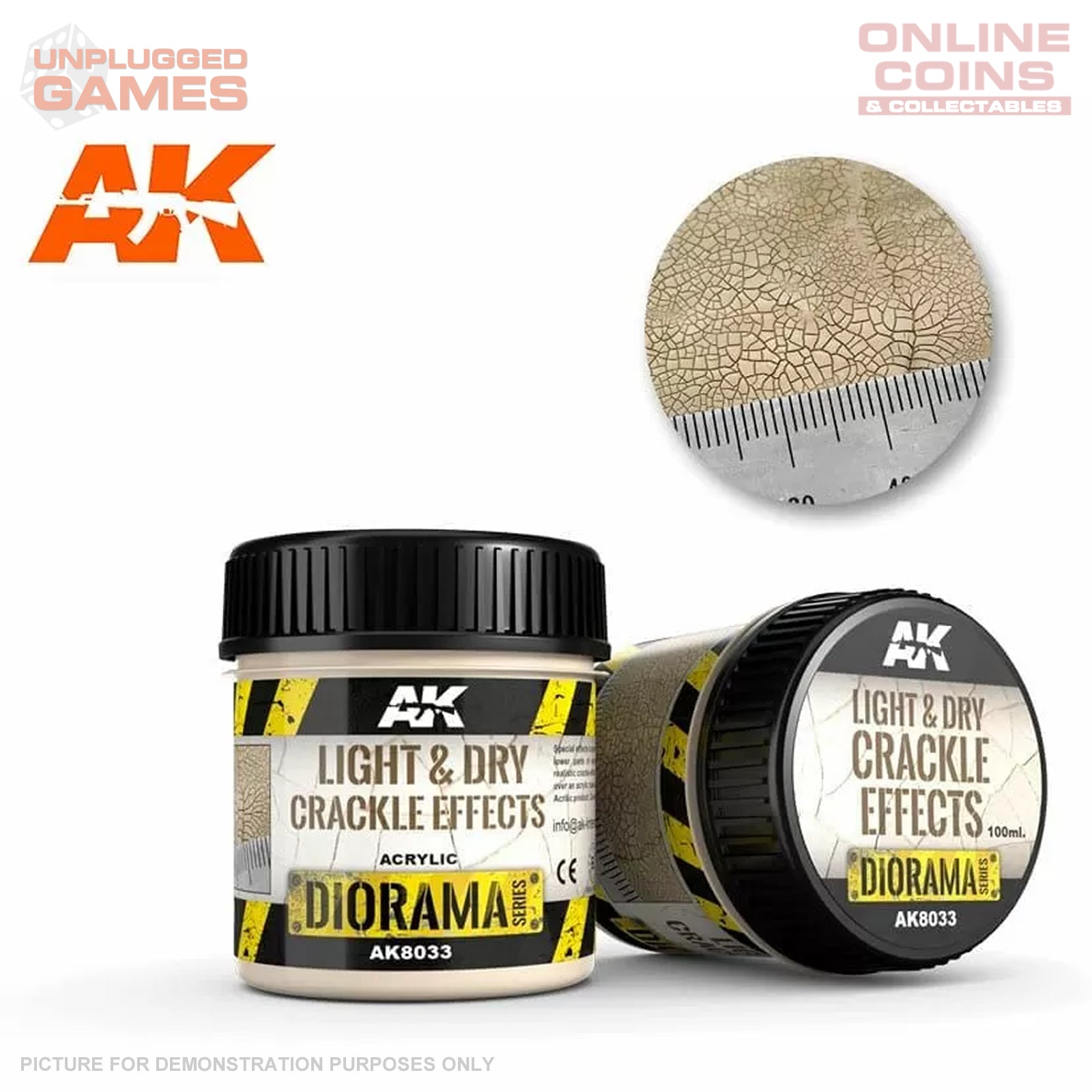 AK Interactive - Dioramas - Light & Dry Cackle Effects 100ml